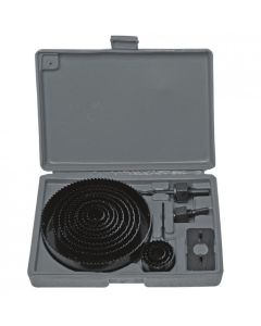 Set 12 carote Dedra DED1515 dimensiuni 19-127 mm pentru lemn/rigips/plastic