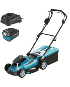 Masina gazon Dedra DED7198 acumulator 4Ah latime lucru 33 cm volum cos 30 L acumulator DED7034 4Ah/18V incarcator DED7038