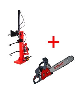 Despicator de busteni Rotakt VLS16TS-PTO forta despicare 16T + Motofierastrau ROTAKT MTF5810SW