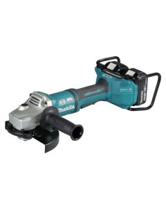 Polizor unghiular Makita DGA701T2U2 cu 2 acumulatori Li-Ion LXT 18VX2 5.0Ah Diametru disc 180 mm