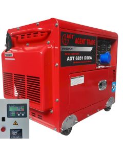 Generator electric Profesional AGT 6851 DSEA 11CP 5 kVA monofazat Diesel  AVR insonorizat + AT408/22