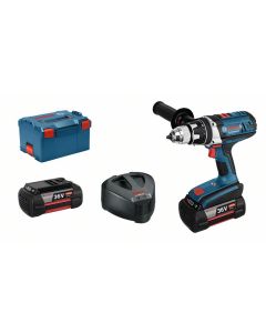 Bosch GSR 36 VE-2-LI Masina de gaurit si insurubat cu 2 acumulatori Li-Ion, 4Ah, 100Nm + L-Boxx