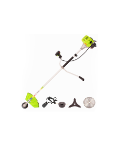 Motocoasa de umar Micul Fermier Verde GF-1311 putere 3.4CP 43 cmc cu 4 accesorii