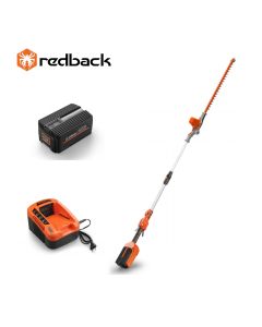Redback Pachet E920D+EP20+EC20 Trimmer de gard viu extensibil 40V, 2400mm, 520mm, acumulator 40V/2Ah, incarcator 40V/2A