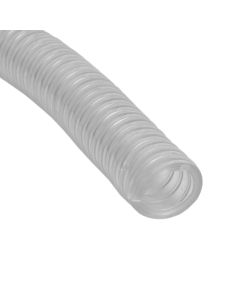 Furtun transparent din PVC/spira din otel 80mm 5m