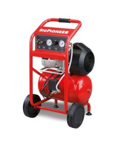 Compresor de aer cu ulei trifazat cu doi cilindri dispusi in V Fini BIG PIONEER 402-T 2.2 kW 10 bar 400 l/min cu butelie de 20 l