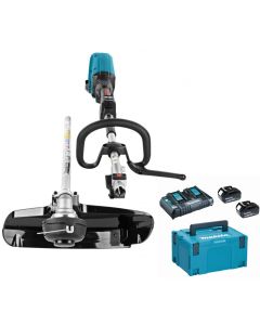 Pachet masina multifunctionala Makita DUX60ZM4 acumulatori 2x Li-Ion LXT BL1860B 18v 6Ah incarcator DC18RD