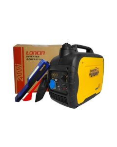 Generator electric portabil Loncin LC 2000i tip inverter 1.8 kW monofazat 4 CP + Lanterna LED magnetica AgroPro