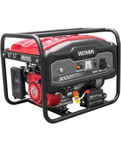 Generator curent WEIMA WM 3000E putere 3 kW 230V benzina pornire electrica AVR