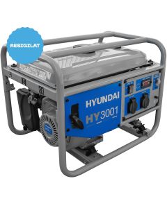 Generator de curent monofazic Hyundai HY3001 putere maxima 2.8 kW benzina rezervor 15 L 230V AVR