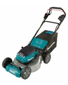 Masina de tuns gazon Makita DLM462PT4 LXT 18V autopropulsie latime tundere 46 cm sac colector 60 l 4 acumulatori 18V 5,0Ah inclusi