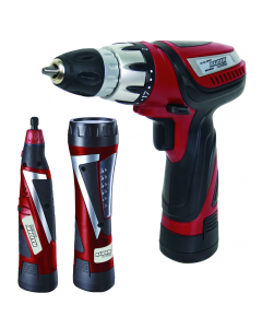 Set Bormasina Raider Biax Li-ion 10.8V 1.3Ah cuplu 15Nm mandrina rapida minifreza lanterna LED