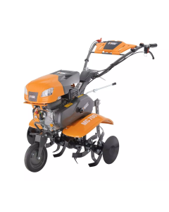 Motocultor O'MAC MC 700 motor 7 CP benzina 2+1 viteze latime lucru 55-85 cm freze roti cauciuc 4.00x8"