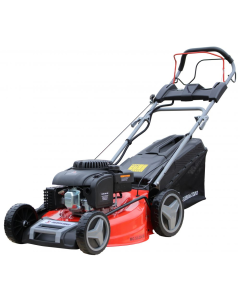 Masina gazon Media Line MG 56-224 SE pornire electrica autopropulsata motor 5.9 CP benzina latime lucru 56 cm volum cos 60 l reglare centralizata 7 trepte 5 functii