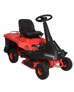 Tractoras de tuns gazon Media Line TGR 61-224 SE pornire electrica motor 5.9 CP benzina latime lucru 61 cm cos 150 L reglare centralizata 5 trepte