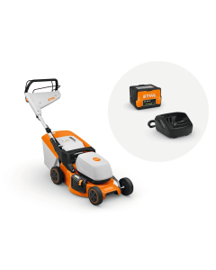 Masina de tuns gazonul STIHL RMA 248 T electrica latime taiere 46 cm cos colector 52 L