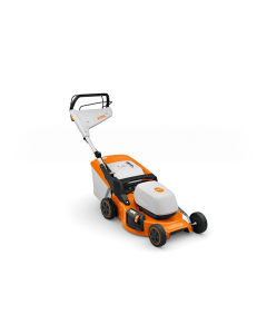 Masina de tuns gazonul STIHL RMA 253 T electrica latime taiere 51 cm cos colector 55 L fara acumulator si incarcator