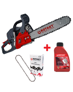 Motofierăstrău ROTAKT MTF5810SW 3 CP 400 mm + Lant 33 dinti + 1 buc ulei amestec 0.600 L