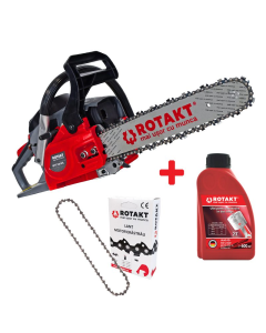 Motofierăstrău ROTAKT MTF3816SW, 1.8 CP, 350 mm + Lant 26 dinti + 0.600 L Ulei amestec