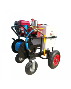Aparat de stropit Gardelina BSR 100 motor 6.5 CP benzina rezervor 100L presiune 40 bar