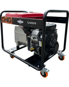 Generator de curent Devax Motors DWG T16000 V motor 23 CP benzina 620 cmc rezervor 26L pornire electrica roti trifazat