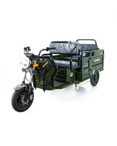 Triciclu Electric Rotakt Courier putere 2000W viteza 25 km/h autonomie 79 km Baterie plumb-acid 72V 32Ah greutate admisa 478kg fara permis