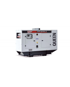 Generator de curent insonorizat GENMAC Qeen G130IS putere maxima 108 kW 400V Diesel rezervor 270 L IVECO SYNC DSE-8610+WH+EG+SK02