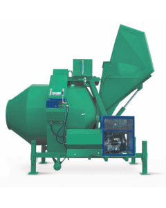 Betoniera cu automatizare BIR 750DE, Diesel, 10,5 kW, 750 l, 17 m³/h, pornire electrica