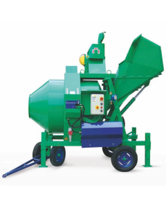 Betoniera cu automatizare BIR 1000EL, motor 400V, 7,5 kW, 1000 l, 18 m³/h, lopata incarcare