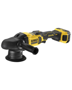 Masina de polisat orbital Dewalt DCM848P2, cu 2 acumulatori Li-Ion de 18V / 5.0Ah, 125 mm
