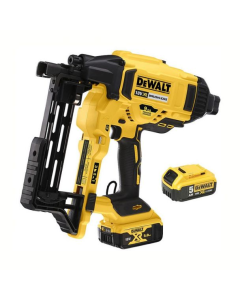 Capsator Dewalt DCFS950P2, capse 9Ga 4 x 40/45/50 mm, magazie 35 capse, cu 2 acumulatori XR 18V / 5.0 Ah, in cutie Toughsystem