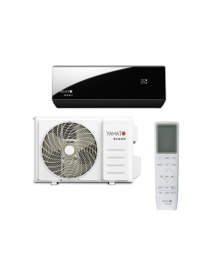 Aer conditionat Yamato Avanti Black YW09T3B, 9000 Btu, R32, filtrare dubla, Wi-Fi, clasa A++/A+, auto-curatare cu sterilizare la 56°C