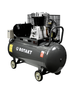 Compresor Cu 2 Pistoane Rotakt ROCP‑S200 Putere 4 kW 400V Presiune 10 bar Debit 460 l/min Capacitate 200l