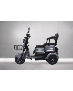 Tricicleta electrica KUBA Grape 15 motor 500W viteza 25 km/h autonomie 50 km baterie 60V/32Ah fara permis