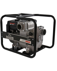 Motopompa 3" pentru apa cu namol Wasserkonig WSKM80M maxim 55 m³/ora inaltime refulare max 20 m motor euro V benzina putere 7 CP