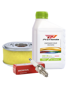 Kit intretinere GX100/GX120 (bujie filtru aer ulei) - original HONDA