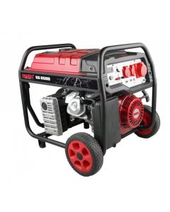 Generator curent HECHT GG6500 putere 5.5kW 230V benzina pornire manuala AVR roti transport