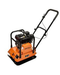 Mai compactor Kraft & Dele KD1196 motor Loncin 7 CP benzina forta 15 kN adancime compactare 28 cm viteza 25 m/min eficienta 650 m²/h talpa 450x350 mm
