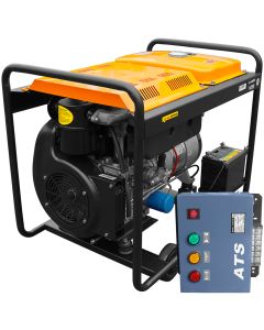 Generator curent Kipor KDE 12E diesel putere max 11 kW rezervor 7 l 230V AVR & ATS inclus
