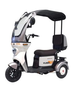Tricicleta electrica KUBA Grape 25 Max cu cabina fara permis viteza 25 km/h autonomie 45 km acumulator 60V/20Ah