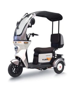 Tricicleta electrica KUBA Grape 25 Max cu cabina fara permis CIV inclus viteza 25 km/h autonomie 45 km acumulator 60V/20Ah
