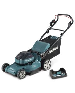 Masina de tuns gazon MakitaLM002JM101 cu acumulator 1x64V LXT 18V latime lucru 53 cm sac colector 62 l 