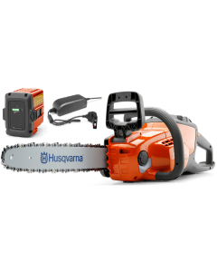 Drujba Husqvarna 120i 36 V viteza lant 11.5 m/s lungime lama 30 cm cu acumulator BLi20 si incarcator QC80 inclus