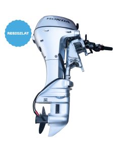 RESIGILAT: Motor barca Honda BF20 LHSU cu Eche cizma lunga 20 CP 4T pornire electrica rezervor si linie incluse elice aluminiu cu 4 aripi port incarcare 12A