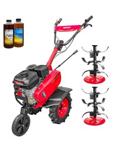 Motosapa Weima WM 500 motor 7 CP benzina 2+1 viteze latime lucru 90 cm freze roti cauciuc 400x8" 2l ulei
