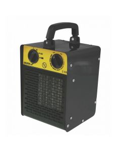 Aeroterma Dedra DED9930C1 putere 2 kW 3 trepte debit aer 148 mch termostat incalzire si ventilare