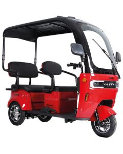 Tricicleta electrica KUBA OPTIMUS MAX cu cabina autonomie 60 km viteza maxima 27 km/h putere 1000W acumulatori 72V/20Ah nu necesita permis