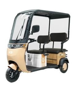 Tricicleta electrica KUBA OPTIMUS ULTRA cu cabina autonomie 40-50 km viteza maxima 25 km/h putere 650W nu necesita permis