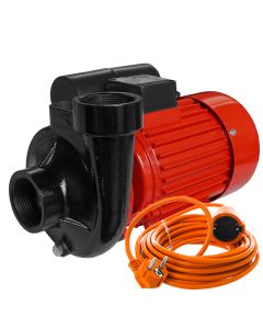 Pompa apa de suprafata Raider RD-2DK20 putere 1.5 kW presiune 2 bar debit 30000 l/h inaltime refulare 20 m adancime absorbtie 9 m prelungitor 10 m AgroPro