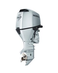 Motor barca Honda BF150 LCDU New fara mansa cizma lunga DBW 150 CP 4T pornire electrica elice contrarotativa de inox cu 3 aripi port incarcare 40A